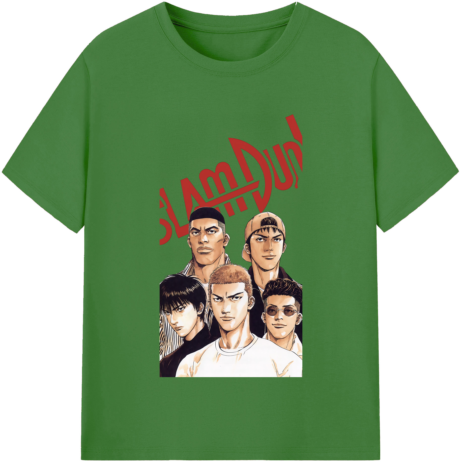 （画像用） SLAM DUNK／スラムダンク レディースカジュアルプリントTシャツ（綿100％）